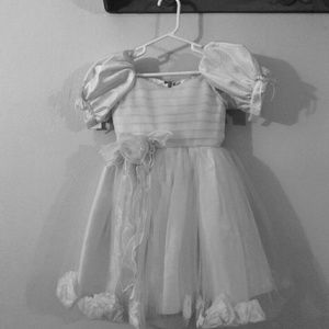 Wedding/Party child size 2 White formal dress.